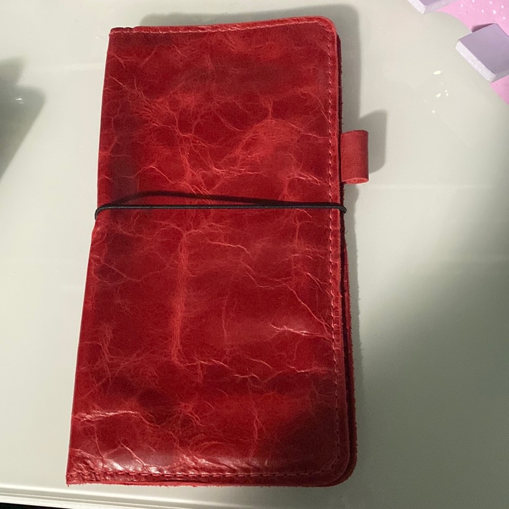 Leather Planner cover